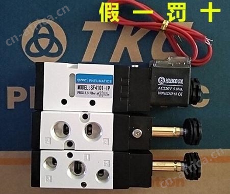 韩国TKC PNEUMATICS电磁阀 TKC气动阀SF4101-1P AC220V TF4101-1P