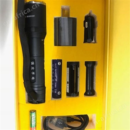 强光手电筒 基础型强光手电 频闪 三档切换多功能强光手电江苏华卫