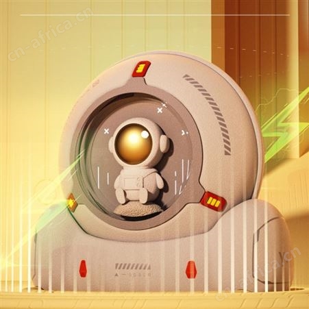 LITTLE POLLY小鹦鹉宇航员暖手宝移动电源带小夜灯便携暖宝宝礼物