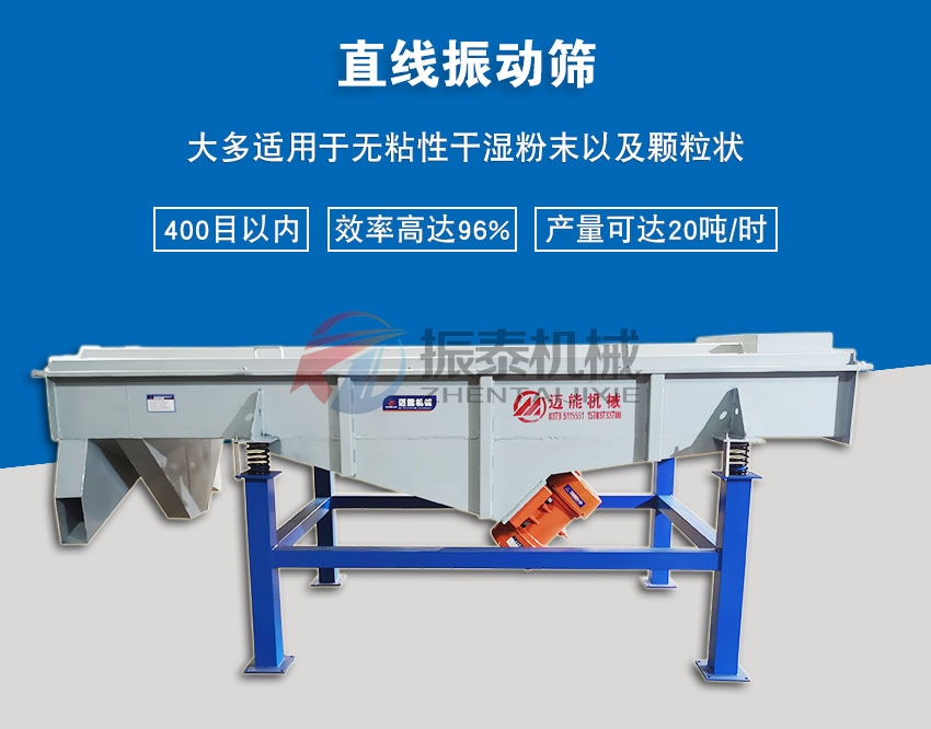 皮革粉直线振动筛头图